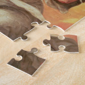 Ein Engel, der eine Glasflasche hält Puzzle (Seite)