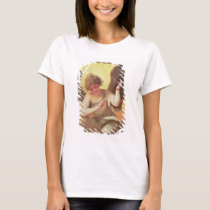 Ein Engel, der eine Glasflasche hält T-Shirt