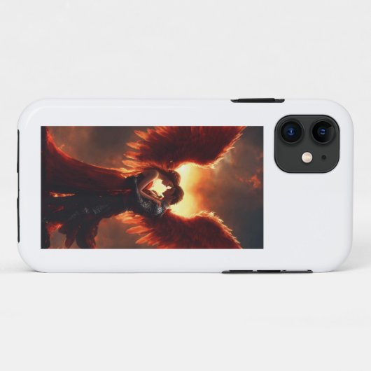 ein Engel, der einen Dämon fliegt Case-Mate iPhone Hülle (Rückseite (Horizontal))
