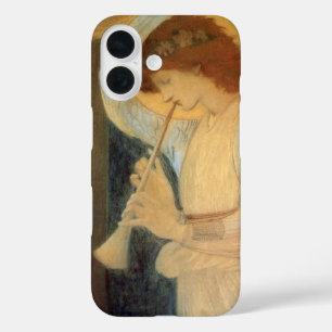 Ein Engel, der Flageolet von Burne Jones spielt iPhone 16 Hülle
