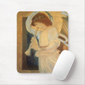 Ein Engel, der Flageolet von Burne Jones spielt Mousepad (Mit Mouse)