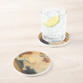 Ein Engel, der Flageolet von Burne Jones spielt Untersetzer (Seite)