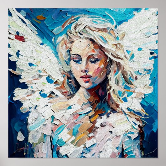 Ein Engel der Harmonie, ein Beschützer des Frieden Poster (Vorne)