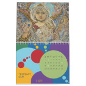 Ein Engel des Betens., ein Engel rettet Sie Kalender (Feb 2026)