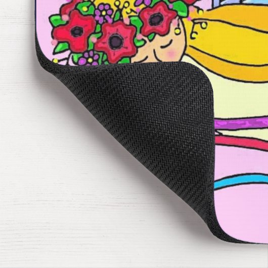 Ein Engel erhält ihr Flügel Mousepad (Ecke)