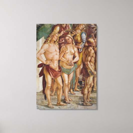 Ein Engel gekröntes Paar, Details Leinwanddruck (Vorderseite)