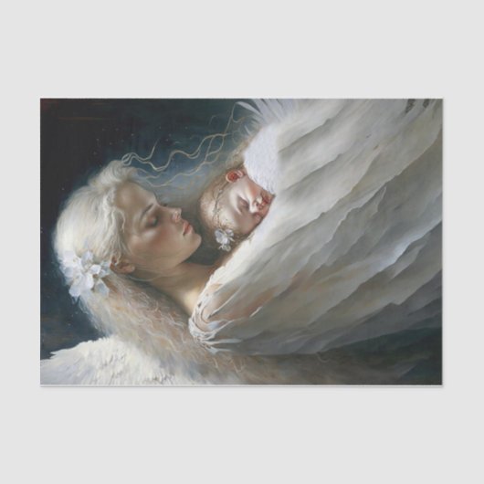 Ein Engel hält sie fest Seidenpapier (Vorderseite)