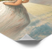 Ein Engel im Himmel, der Weihnachten hält Poster (Ecke)