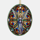 Ein Engel in der Himmelsgedächtniskirche Angel Lil Keramik Ornament (Rechts)