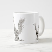 Ein Engel Jumbo-Tasse (Vorderseite Rechts)
