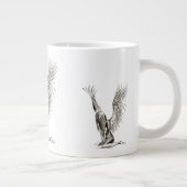 Ein Engel Jumbo-Tasse (Rechts)