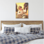 Ein Engel mit einem Glaskolben Leinwanddruck (Insitu (Schlafzimmer))