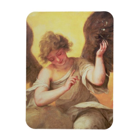 Ein Engel mit einem Glaskolben Magnet (Vertikal)