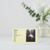 Ein Engel oder ein Gott? Visitenkarte (Stehend Vorderseite)