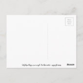 Ein Engel Original Kunstillustrierung Kim Turner A Postkarte (Rückseite)