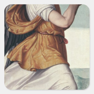 Ein Engel Quadratischer Aufkleber