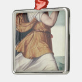 Ein Engel Silbernes Ornament (Links)