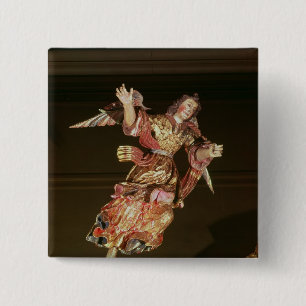 Ein Engel über dem Altarpiece Button