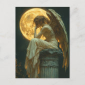 Ein Engel und der Mond Postkarte (Vorderseite)