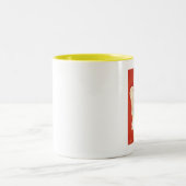 Ein Engel Zweifarbige Tasse (Mittel)