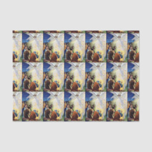 Ein Engels-Gebets-Seidenpapier Seidenpapier