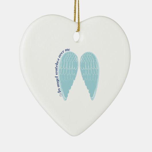 ein Engels-Uhren über mir Keramikornament (Rechts)