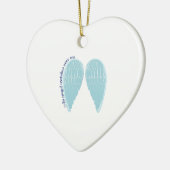 ein Engels-Uhren über mir Keramikornament (Links)