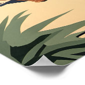 Ein Engländer Sonnenbaden Print Poster (Ecke)