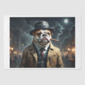 Ein englischer Bulldog ist ein Detektiv in Los Ang Seidenpapier (Vorderseite)