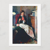 Ein englischer Kamin von 1854-5 Postkarte (Vorderseite)