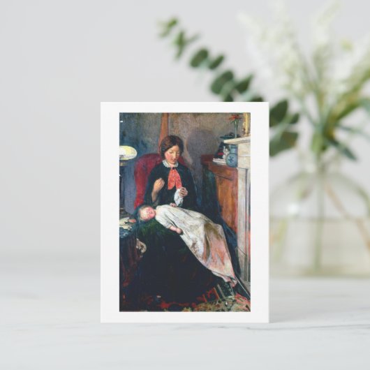 Ein englischer Kamin von 1854-5 Postkarte (Stehend Vorderseite)