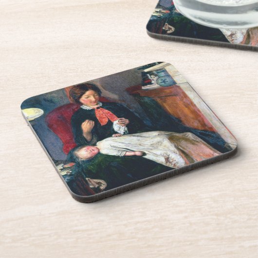 Ein englischer Kamin von 1854-5 Untersetzer (Linke Seite)