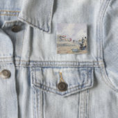 Ein entfernendes Flugzeug, 1913 Button (Beispiel)