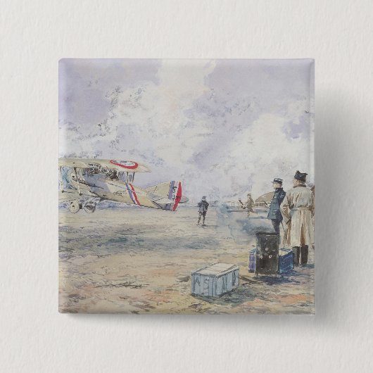 Ein entfernendes Flugzeug, 1913 Button (Vorderseite)