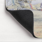Ein entfernendes Flugzeug, 1913 Mousepad (Ecke)