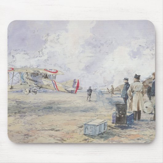 Ein entfernendes Flugzeug, 1913 Mousepad (Vorne)