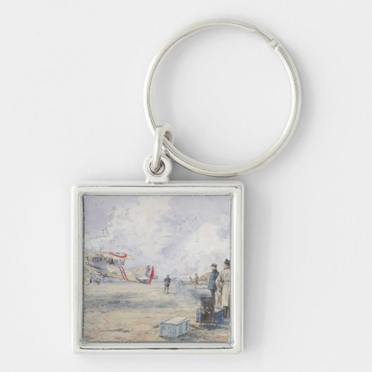 Ein entfernendes Flugzeug, 1913 Schlüsselanhänger (Vorne)