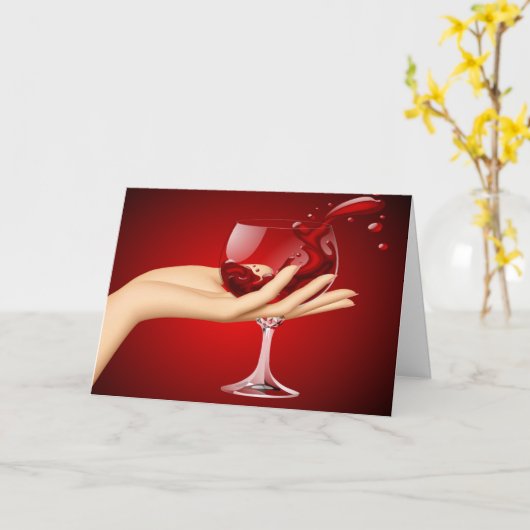 Ein entfernter Toast Karte (Gelbe Blume)