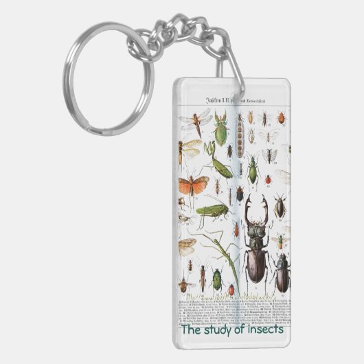 "Ein Entomologe" Schlüsselanhänger (Vorderseite links)