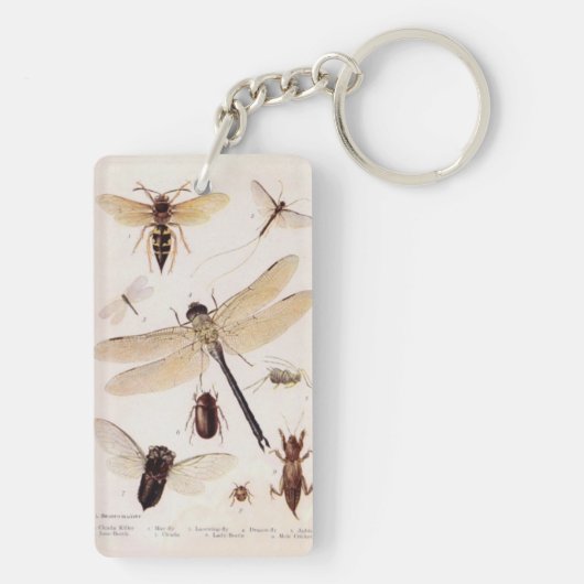 "Ein Entomologe" Schlüsselanhänger (Rückseite)