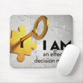 "Ein Entscheidungsträger" Motivation Affirmation Mousepad (Mit Mouse)