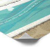 Ein entspannendes Bad Poster (Ecke)