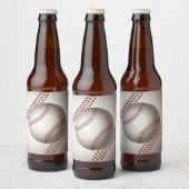 Ein Entwurf eines Soft Ball oder einer Base Bierflaschenetikett (Flaschen)