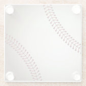 Ein Entwurf eines Soft Ball oder einer Base Glasuntersetzer (Rückseite)