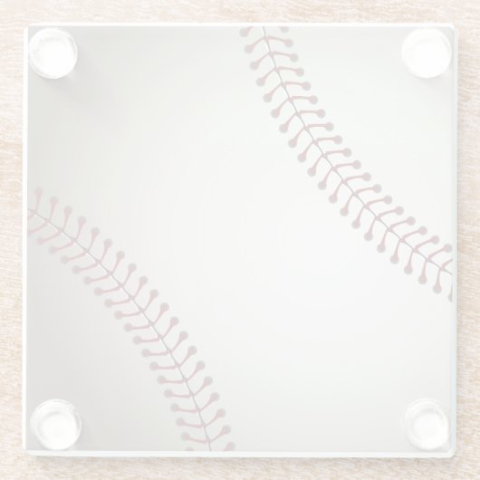 Ein Entwurf eines Soft Ball oder einer Base Glasuntersetzer (Rückseite)