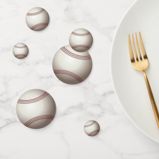 Ein Entwurf eines Soft Ball oder einer Base Konfetti (Gruppe)