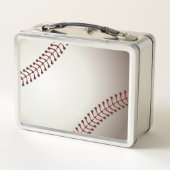 Ein Entwurf eines Soft Ball oder einer Base Metall Brotdose (Rückseite)