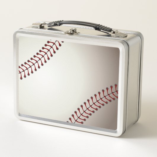 Ein Entwurf eines Soft Ball oder einer Base Metall Brotdose (Vorderseite)