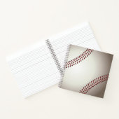 Ein Entwurf eines Soft Ball oder einer Base Notizblock (Innenseite)