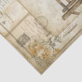 Ein Ephemera Oster-Serie-Design #17 Seidenpapier (Ausschnitt)